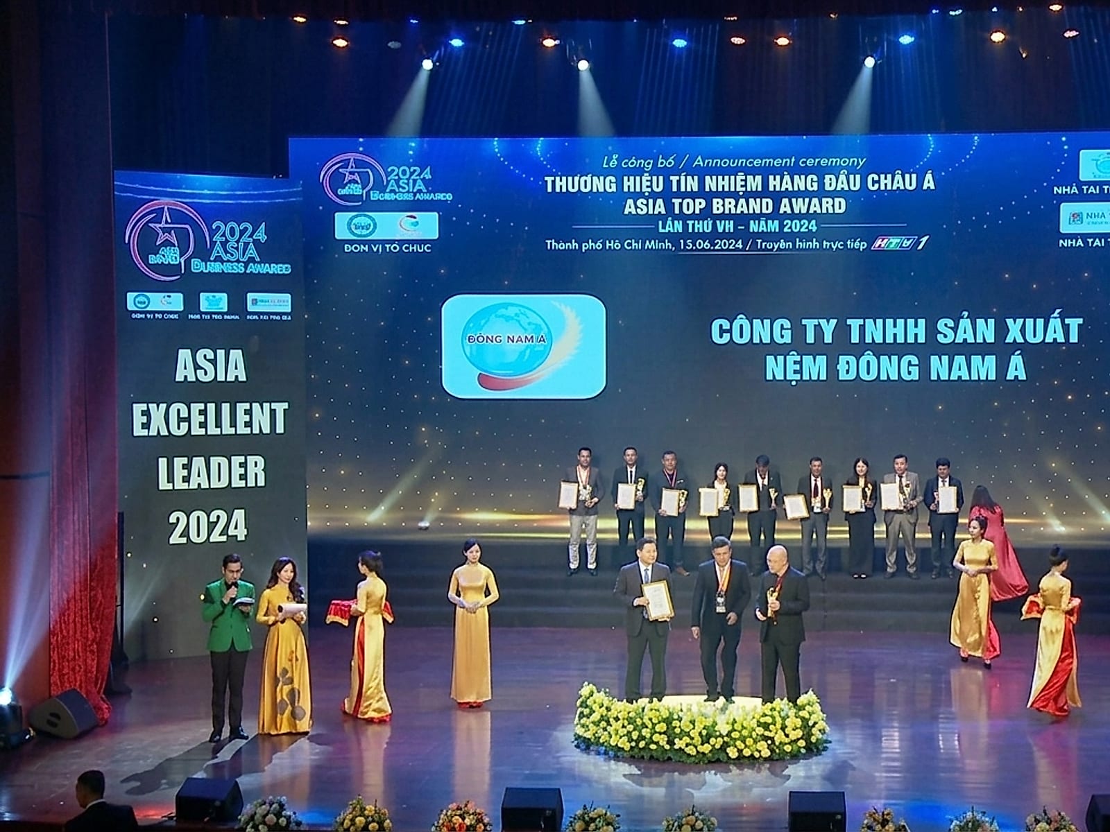 Lễ trao giải Asia Top Brand Award 2024 trên sóng HTV1