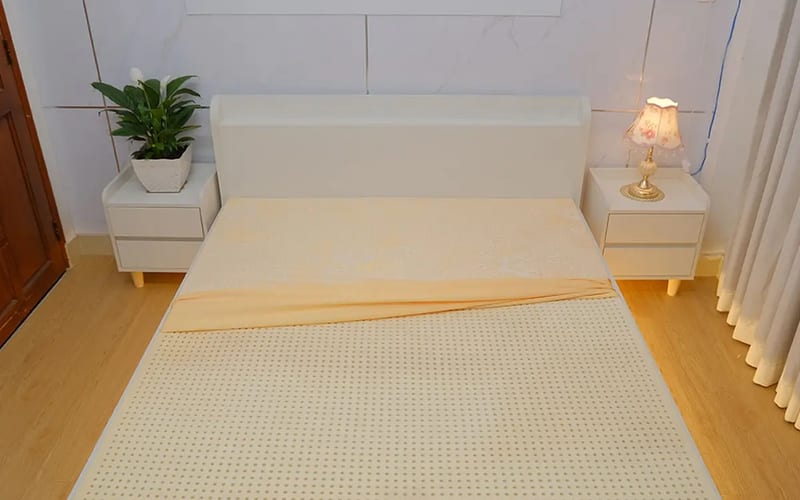 Sản phẩm nệm cao su tại nhà máy Đông Nam Á